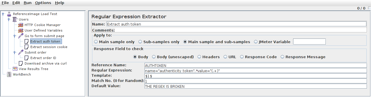 Extract AUTHTOKEN Screenshot